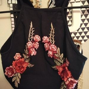 Charlotte Russe crop top shirt